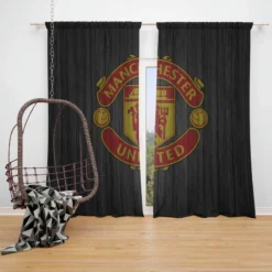Manchester United FC Sensational Soccer Club Window Curtain