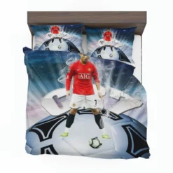 Manchester United Football Player Cristiano Ronaldo Bedding Set 1