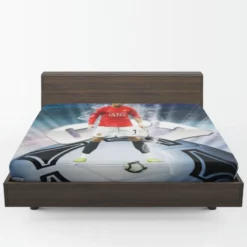 Manchester United Football Player Cristiano Ronaldo Fitted Sheet 1