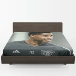 Manchester United Footballer Marcus Rashford Fitted Sheet 1