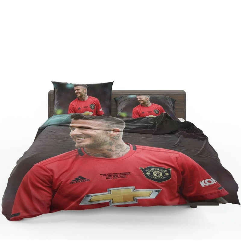 Manchester United Player David Beckham Bedding Set