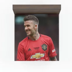 Manchester United Player David Beckham Fitted Sheet