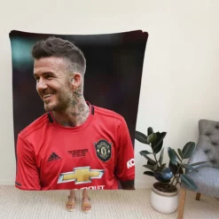 Manchester United Player David Beckham Fleece Blanket