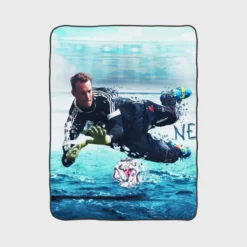 Manuel Neuer Excellent German Soccer Player Fleece Blanket 1