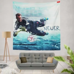 Manuel Neuer Excellent German Soccer Player Tapestry