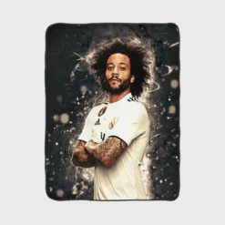 Marcelo  Copa del Rey Real Madrid Fleece Blanket 1