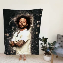 Marcelo  Copa del Rey Real Madrid Fleece Blanket