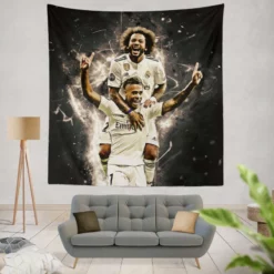 Marcelo & Mariano  Real Madrid Tapestry