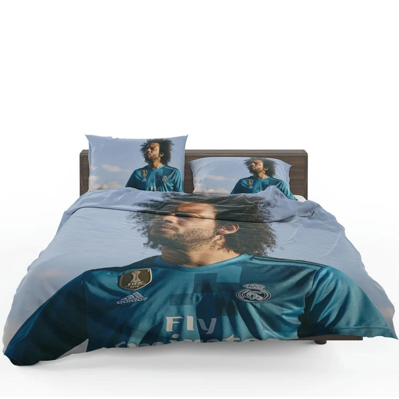 Marcelo Vieira Competitive Football Player Bedding Set