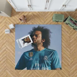 Marcelo Vieira Competitive Football Player Rug