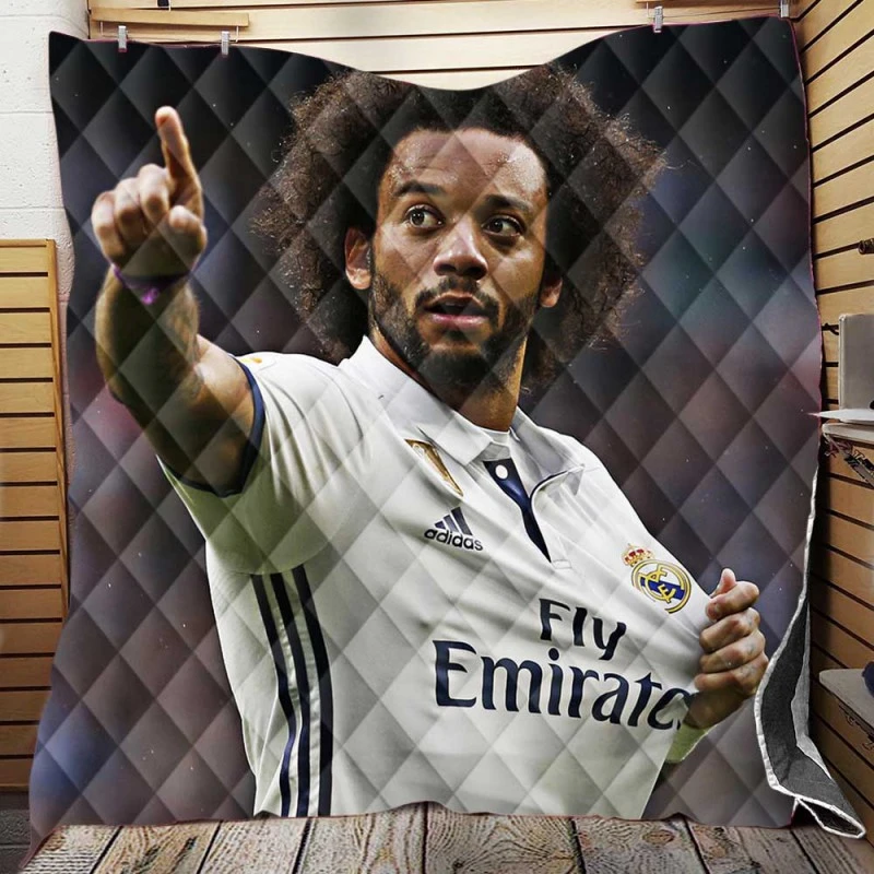 Marcelo Vieira European Cup Football Player Quilt Blanket