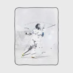 Marcelo Vieira Rapid Football Player Fleece Blanket 1