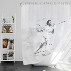 Marcelo Vieira Rapid Football Player Shower Curtain