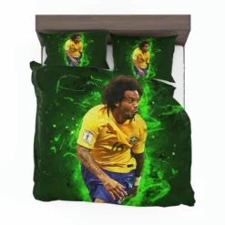 Marcelo Vieira da Silva Junior Brazilian Sports Player Bedding Set 1