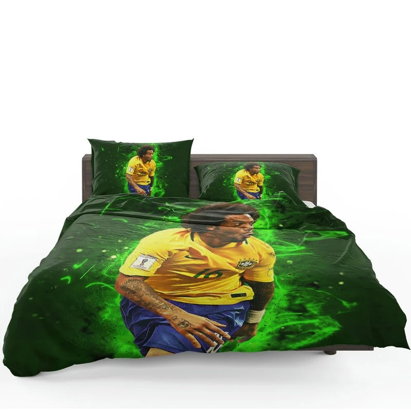 Marcelo Vieira da Silva Junior Brazilian Sports Player Bedding Set