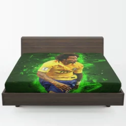 Marcelo Vieira da Silva Junior Brazilian Sports Player Fitted Sheet 1