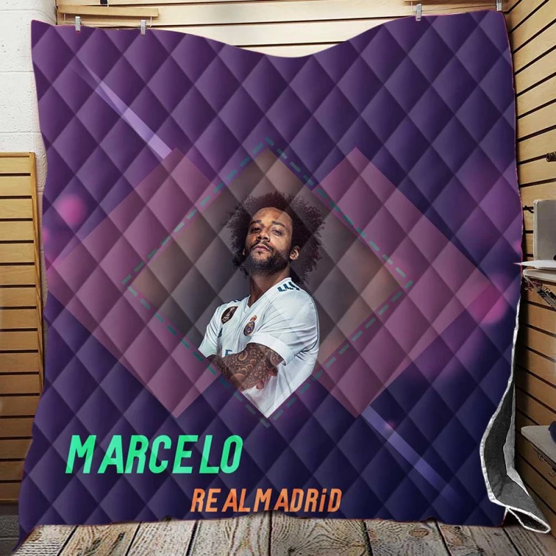 Marcelo Vieira da Silva Junior Footballer Player Quilt Blanket