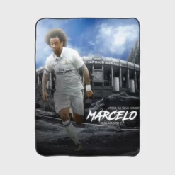 Marcelo Vieira da Silva Junior La Liga Soccer Player Fleece Blanket 1