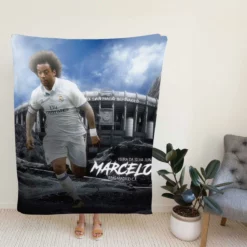 Marcelo Vieira da Silva Junior La Liga Soccer Player Fleece Blanket