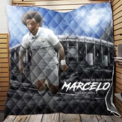 Marcelo Vieira da Silva Junior La Liga Soccer Player Quilt Blanket