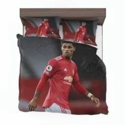 Marcus Rashford Celebrated FA Cup Football Player Bedding Set 1