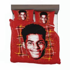 Marcus Rashford Committed Sports Player Bedding Set 1