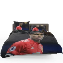 Marcus Rashford Confident United Sports Player Bedding Set