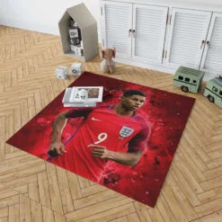 Marcus Rashford  England Rug 1