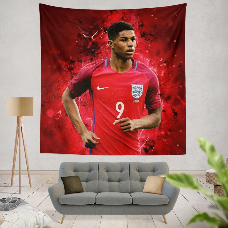 Marcus Rashford  England Tapestry