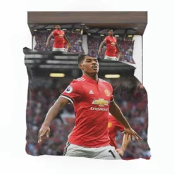 Marcus Rashford Intercontinental Cup Soccer Player Bedding Set 1