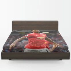 Marcus Rashford Intercontinental Cup Soccer Player Fitted Sheet 1