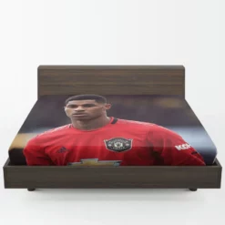 Marcus Rashford Premier League Soccer Player Fitted Sheet 1