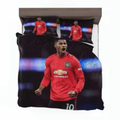 Marcus Rashford Sportive Football Player Bedding Set 1