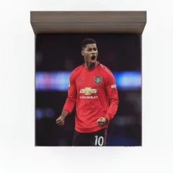 Marcus Rashford Sportive Football Player Fitted Sheet