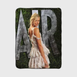 Maria Sharapova Excellent WTA Tennis Player Fleece Blanket 1