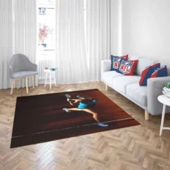 Maria Sharapova Russian World No1 Tennis Player Rug 2