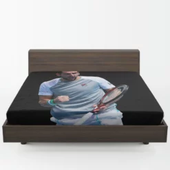 Marin Cilic Croatian professional tennis player Fitted Sheet 1