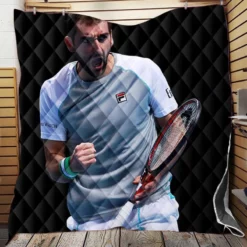 Marin Cilic Croatian professional tennis player Quilt Blanket