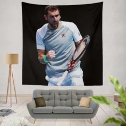 Marin Cilic Croatian professional tennis player Tapestry