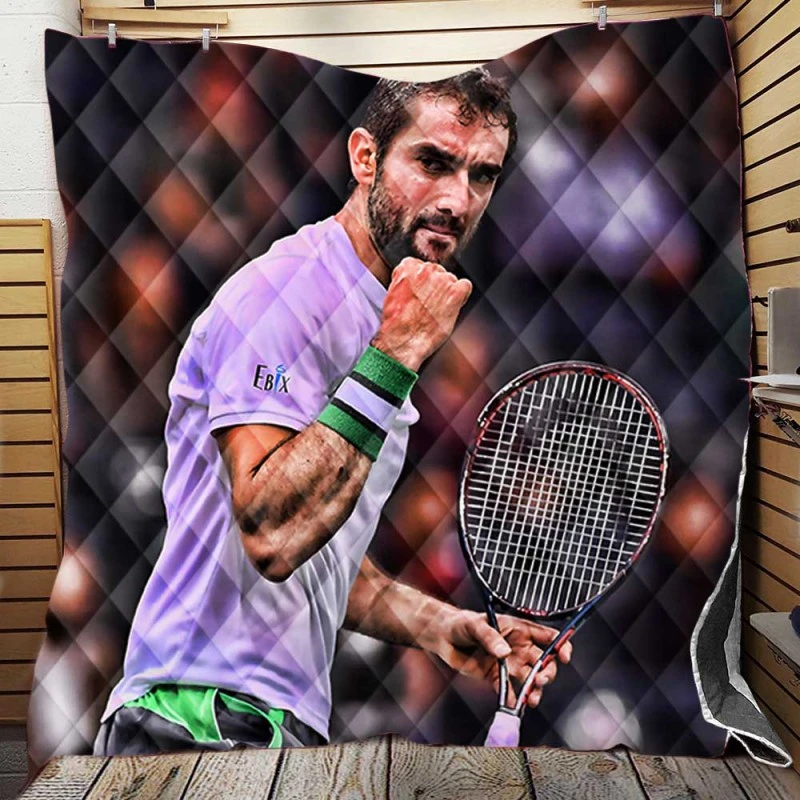 Marin Cilic Excellent WTA Tennis Player Quilt Blanket