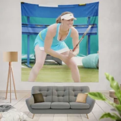Martina Hingis Swiss Professional Tennis Player Tapestry