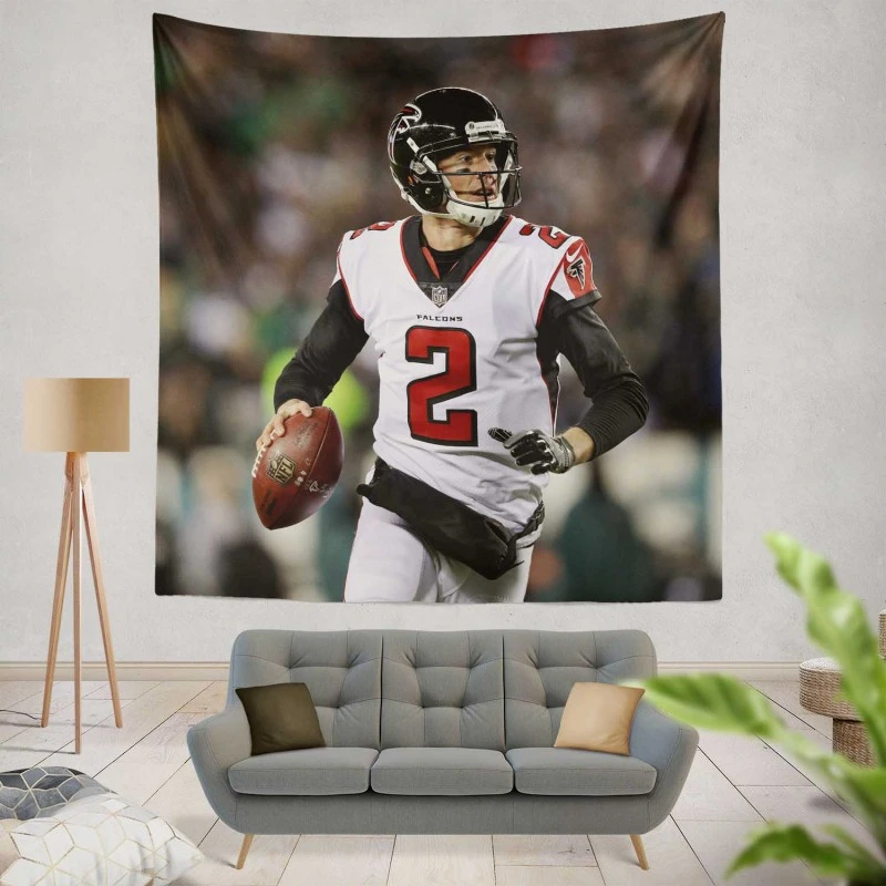 Matt Ryan Popular NFL Football Player Tapestry