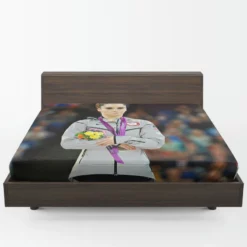 Mckayla Maroney Olympic Gymnastic Player Fitted Sheet 1