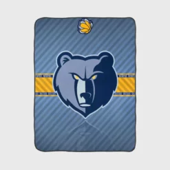 Memphis Grizzlies American Professional Basketball Team Fleece Blanket 1