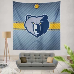 Memphis Grizzlies American Professional Basketball Team Tapestry