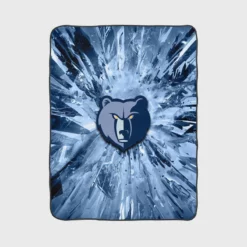 Memphis Grizzlies Top Ranked NBA Basketball Club Fleece Blanket 1