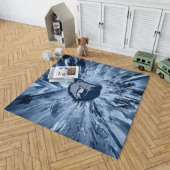 Memphis Grizzlies Top Ranked NBA Basketball Club Rug 1