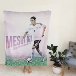 Mesut Ozil Confederations Cup Football Player Fleece Blanket