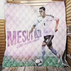 Mesut Ozil Confederations Cup Football Player Quilt Blanket