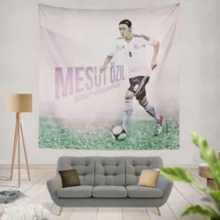 Mesut Ozil Confederations Cup Football Player Tapestry